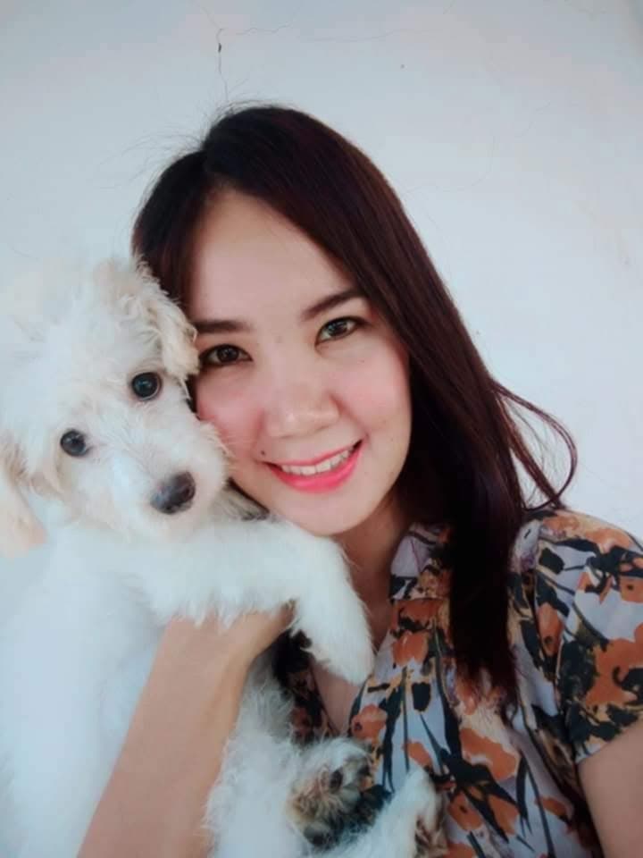 Founder with dogs